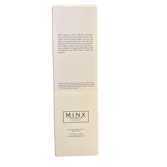 NEW Minx Fragrances Los Angeles Bamboo Aromatherapy Reed Diffuser 4.75 Fl Oz - Picture 4 of 6